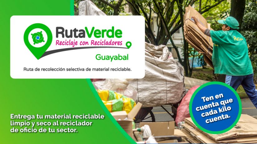Guayabal disfruta de su ruta de recolección de reciclaje