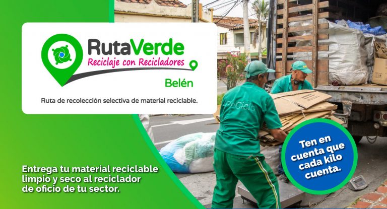 ruta verde, recimed, reciclaje