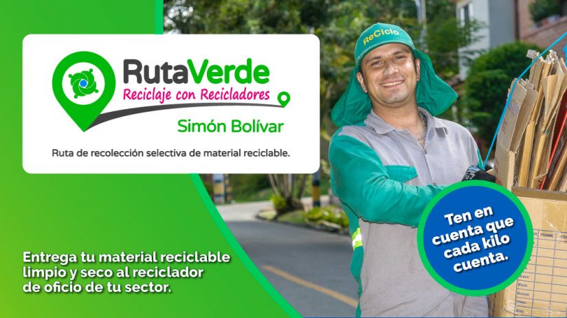 Una Ruta Verde recorre las calles de Simón Bolívar