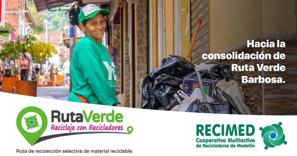 ruta verde, recimed, recicladores